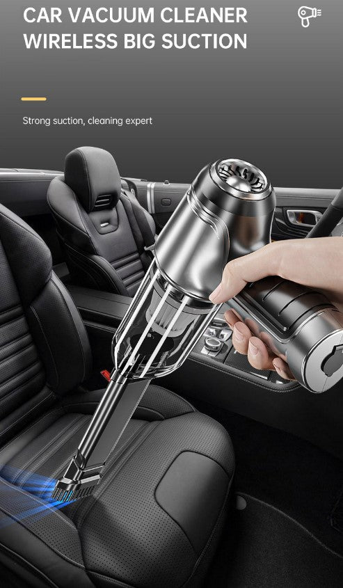 Car Mounted Mini Wireless Vacuum Cleaner for Both Dry And Wet Use, High-Power Portable High Suction - Brushless Motor_3