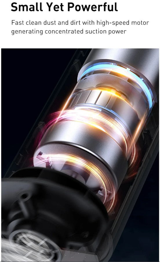 Baseus A1 Car Vacuum Cleaner 4000Pa Wireless Vacuum For Car Home Cleaning - Black_6