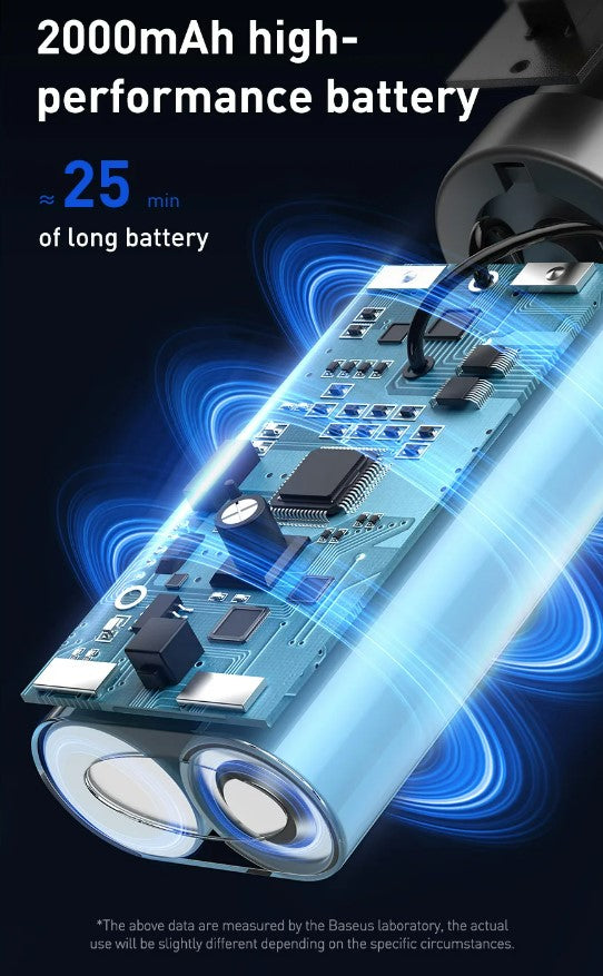 Baseus A1 Car Vacuum Cleaner 4000Pa Wireless Vacuum For Car Home Cleaning - White_7