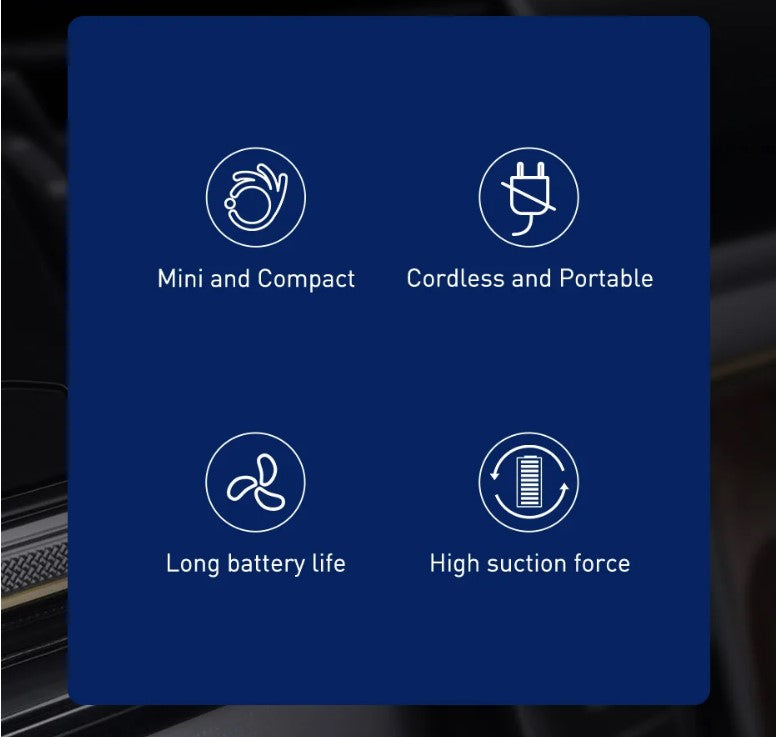 Baseus A1 Car Vacuum Cleaner 4000Pa Wireless Vacuum For Car Home Cleaning - White_3