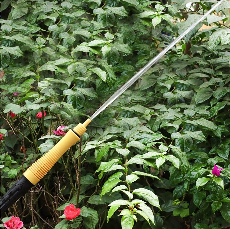 Long Handle Automatic Foaming Water Power Car Wash Brush Chenille Microfiber Car Wash Mop_7