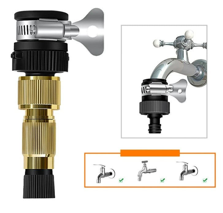 Long Handle Automatic Foaming Water Power Car Wash Brush Chenille Microfiber Car Wash Mop_11